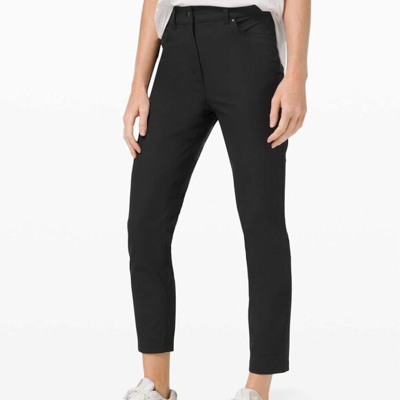 Lululemon City Sleek 5 Pocket 7/8 Pant 26.5" - 6 Black - Picture 1 of 6